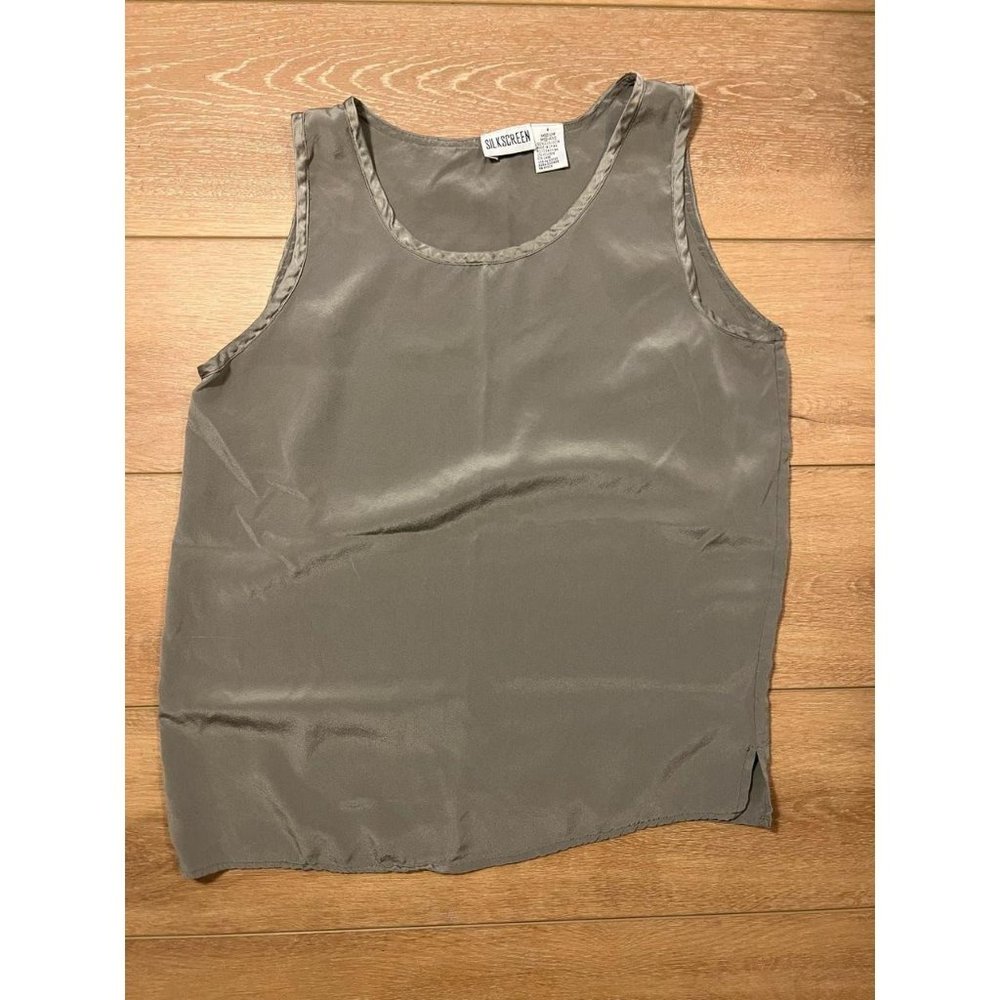 Vintage Silk Top Womens Size